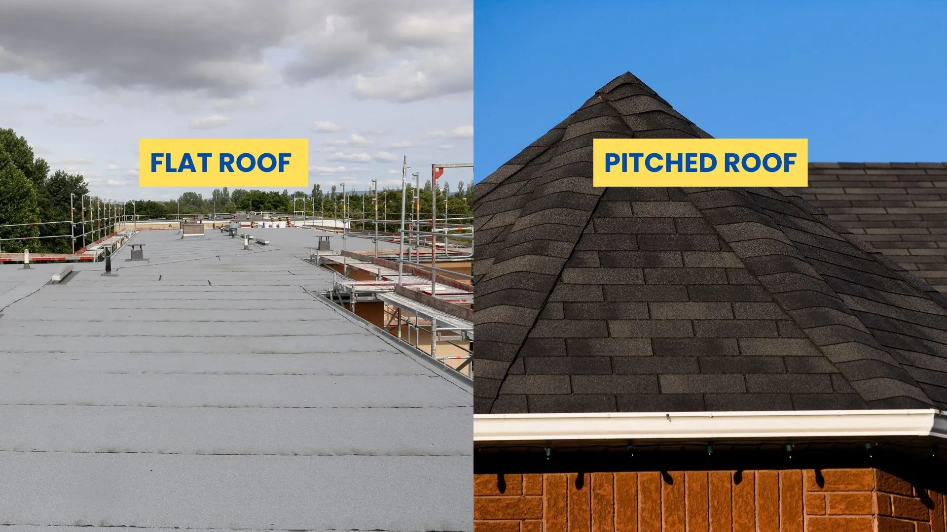 Flat vs. Pitched Roof Repair By RMC Roofing