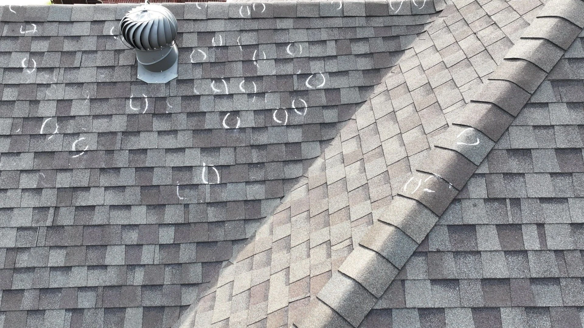 Storm damage like this often brings both real contractors and storm chasers to your door